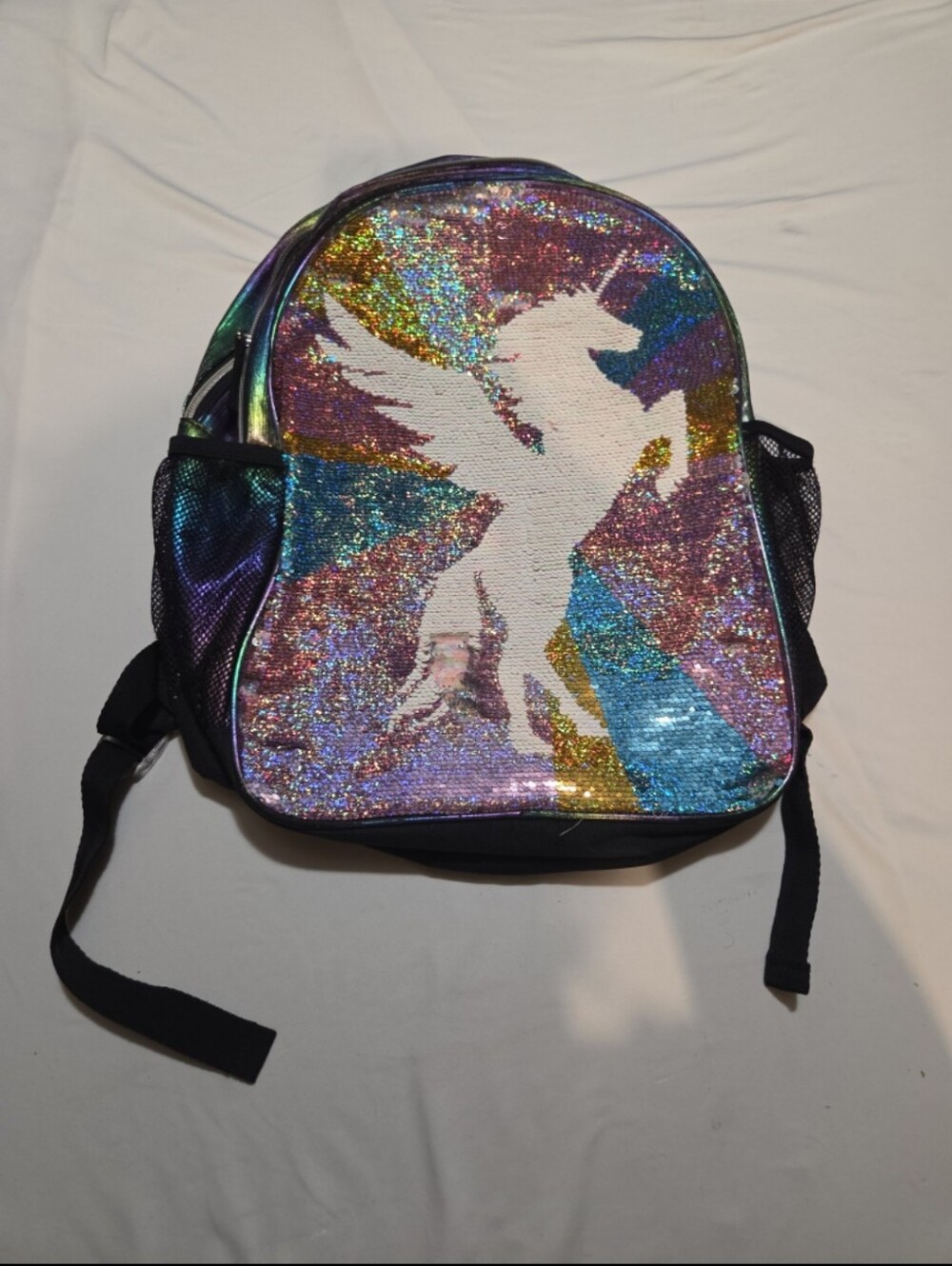 Children's Place girls 18 inch sparkle unicorn school bookbag #05